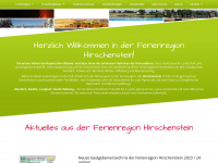 hirschenstein-bayerischer-wald.de Webseite Vorschau