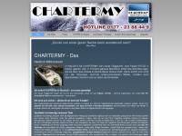 chartermy.de Webseite Vorschau
