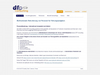 dfp-consulting.com Webseite Vorschau