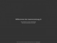 maennerzeitung.ch Webseite Vorschau