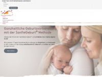 sanftegeburt.ch Webseite Vorschau