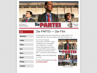 parteifilm.de Webseite Vorschau