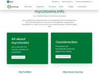 mycotoxins.info Webseite Vorschau
