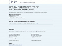 bit-informationsdesign.de Webseite Vorschau