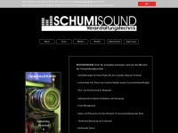 schumisound.de Webseite Vorschau