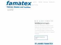 famatex.de Webseite Vorschau
