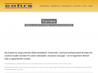 cohrs-elektrotechnik.de Webseite Vorschau