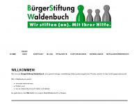 buergerstiftung-waldenbuch.de Webseite Vorschau