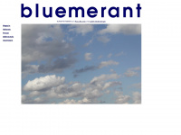 bluemerant.de Webseite Vorschau