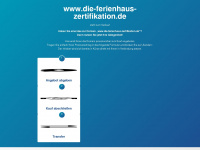 die-ferienhaus-zertifikation.de Webseite Vorschau