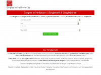 singles-in-heilbronn.de Webseite Vorschau