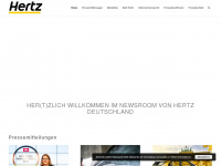 hertz-presse.de Webseite Vorschau