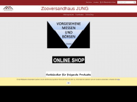 zooversandhaus-jung.de Webseite Vorschau