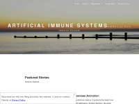 artificial-immune-systems.org Webseite Vorschau