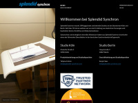 splendid-synchron.com Webseite Vorschau