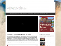 venezuela.de Webseite Vorschau