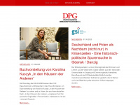 dpg-koeln-bonn.de Webseite Vorschau