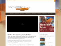 namibia.de Webseite Vorschau