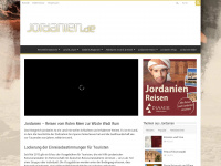 jordanien.de Webseite Vorschau