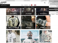 rebel-clothing.de Webseite Vorschau