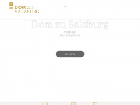 salzburger-dom.at Webseite Vorschau