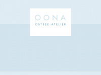 oona-ostsee-atelier.de Webseite Vorschau