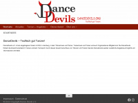 dancedevils.org Webseite Vorschau