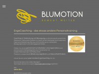 blumotion.ch Webseite Vorschau