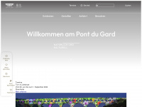 pontdugard.fr Webseite Vorschau