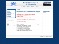 baeckerfachverein-hildesheim.de Webseite Vorschau