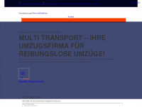 multitransport.ch Webseite Vorschau