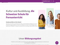kultur-ausbildung.ch Webseite Vorschau