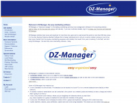 dz-manager.com Webseite Vorschau
