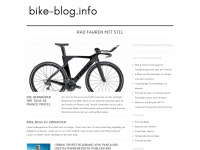bike-blog.info Webseite Vorschau