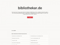 bibliothekar.de Webseite Vorschau
