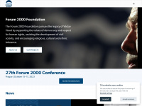 forum2000.cz Webseite Vorschau