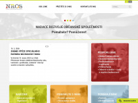 nros.cz Webseite Vorschau