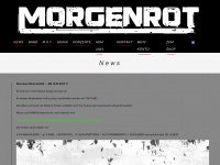 morgenrot-band.de Webseite Vorschau