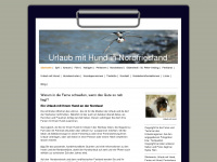 hundeurlaub-in-nordfriesland.de Webseite Vorschau