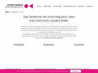 kunstverein-grevenbroich.de Webseite Vorschau