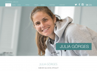 julia-goerges.com Webseite Vorschau