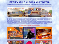 wulfmusic.de Webseite Vorschau