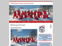 wintersportschule.at Webseite Vorschau