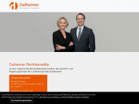 dalheimer-rechtsanwaelte.de Webseite Vorschau