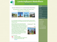 landschaftspark-niederrhein.com Webseite Vorschau