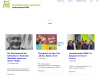 familienbund-nrw.de Webseite Vorschau