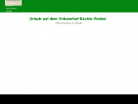 kraeuterhof-baechle-waibel.de Webseite Vorschau