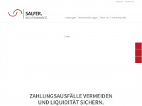 salfer-inkasso.de Webseite Vorschau