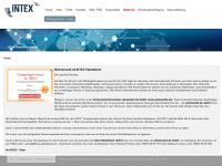 intex-paketdienst.de Webseite Vorschau