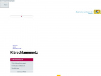 klaerschlamm.bayern.de Webseite Vorschau